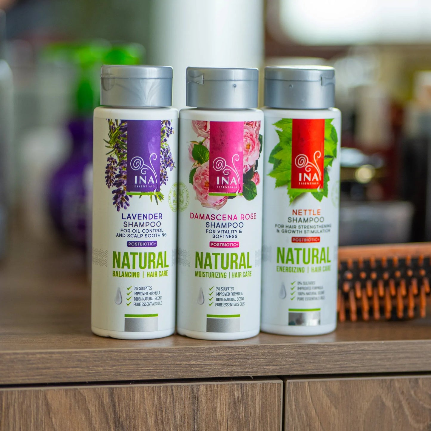 Natural Rose Shampoo for Dry and Damaged Hair