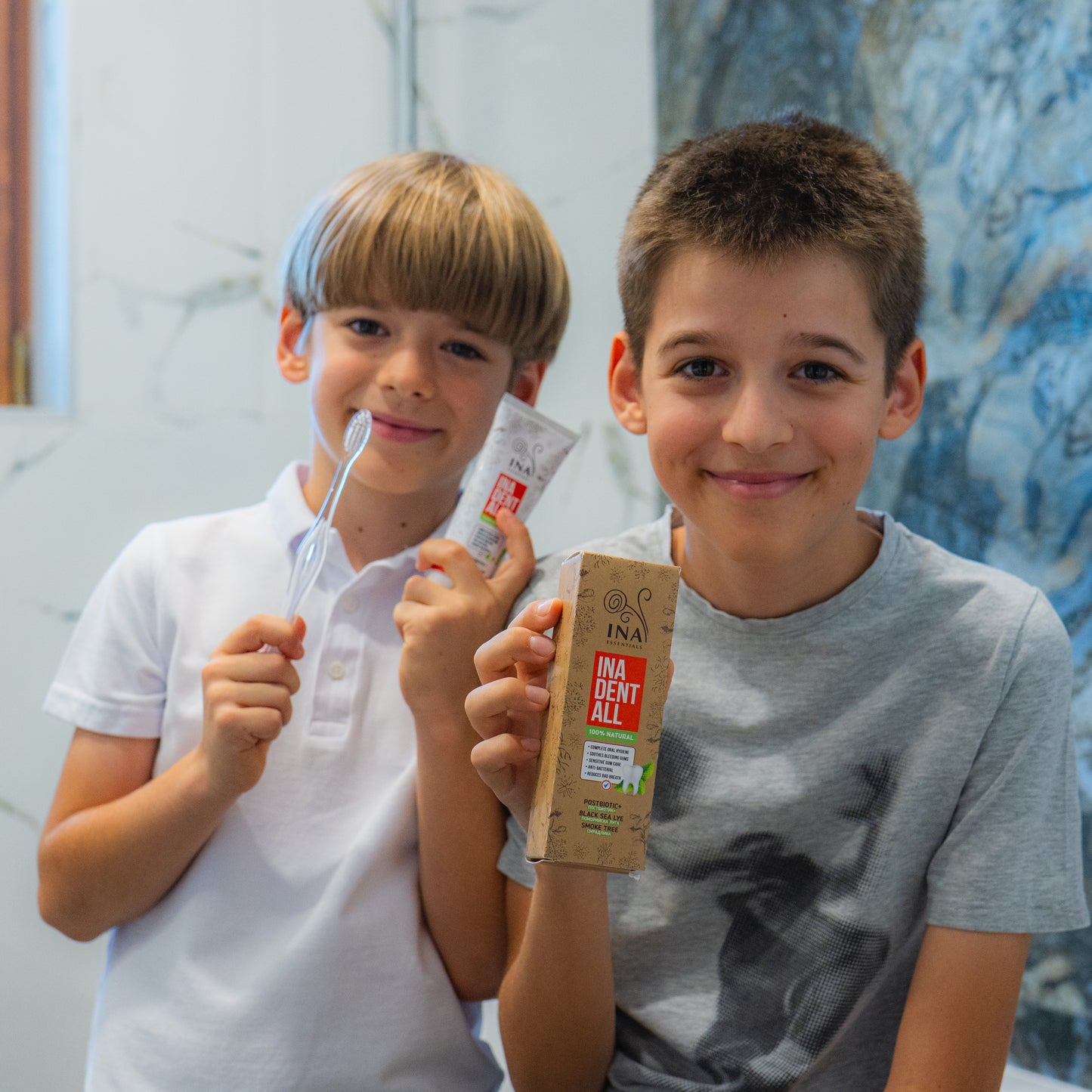 Buy 3 Ina Dent-All Toothpastes, Get 1 Smoke Tree Mouthwash for Free