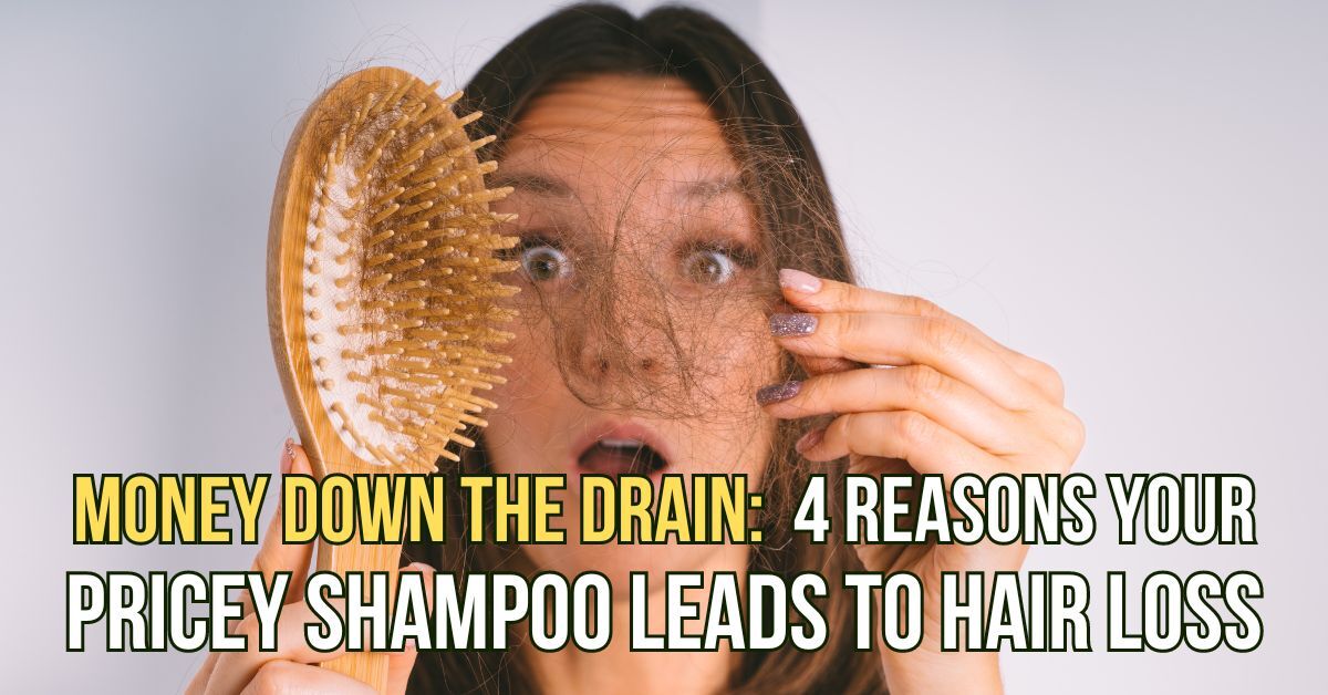 Money Down the Drain: 4 Reasons Your Pricey Shampoo Leads to Hair Loss
