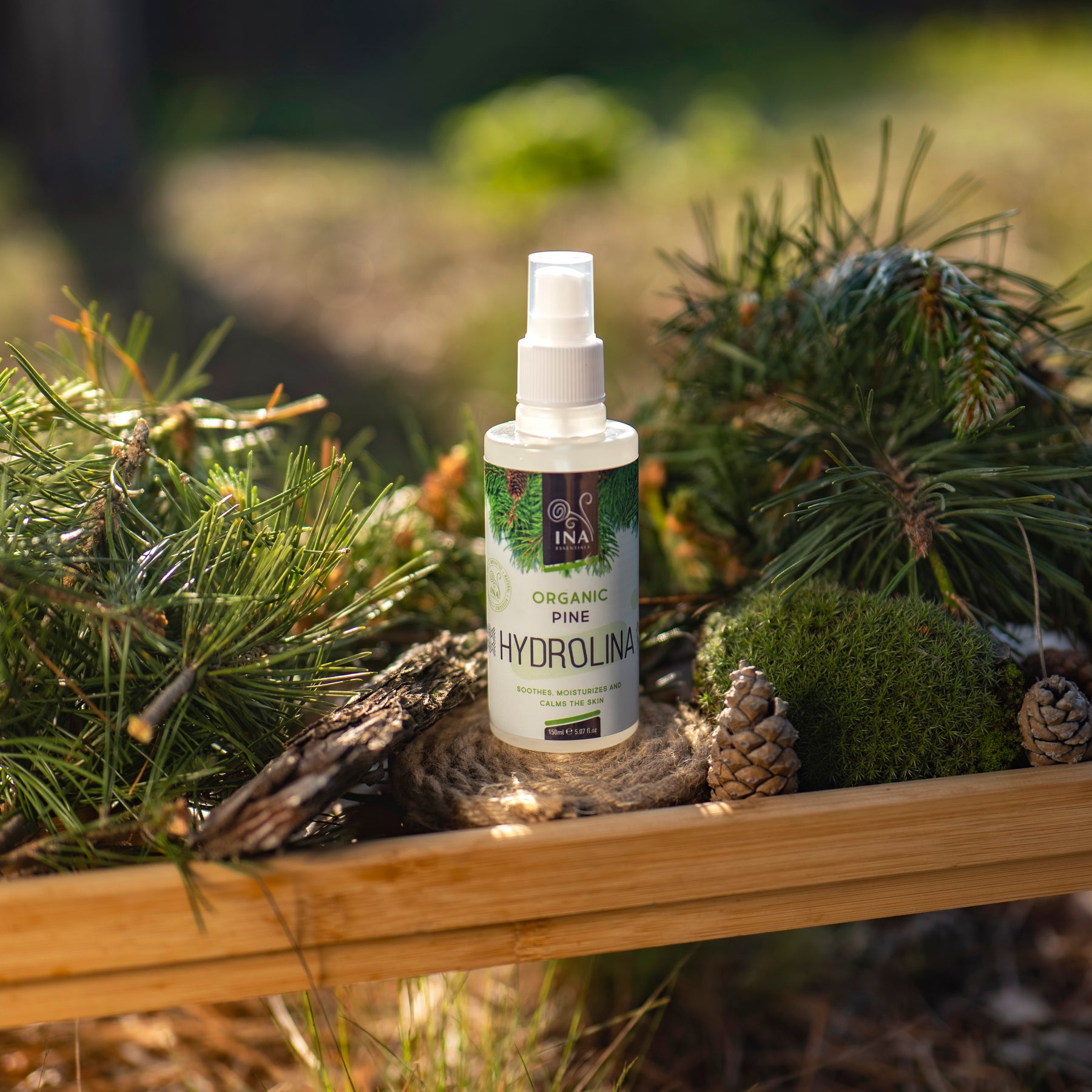 Organic White Pine Water - Hydrolina - Spray for skin Fungus and smelly feet