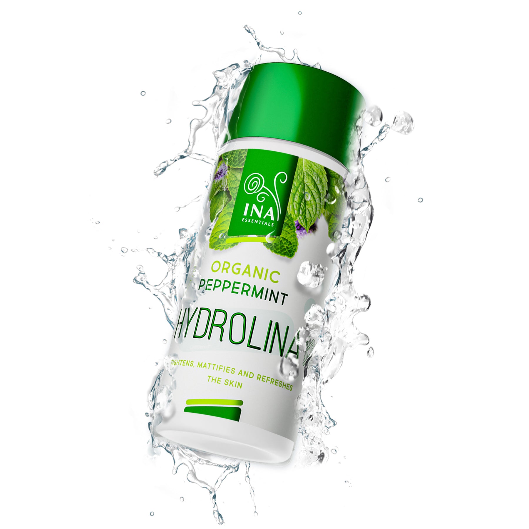 Organic Peppermint Water - Hydrolina for tight skin and Matte effect