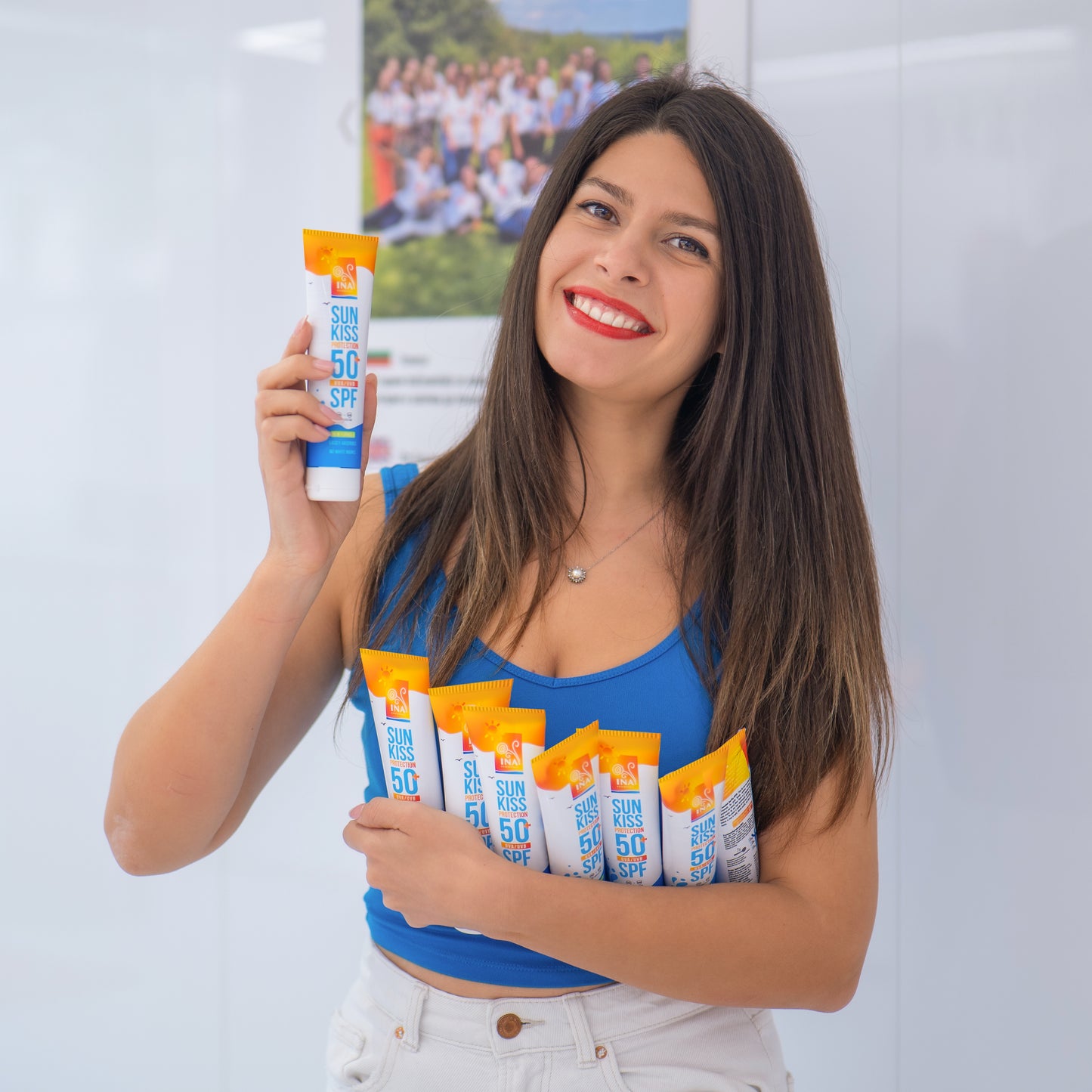 Family pack for Sun Protection - 2+1 Natural Sunscreen for Face and Body SPF 50+ with Organic White Fir