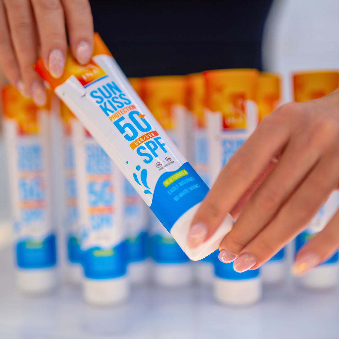 Family pack for Sun Protection - 2+1 Natural Sunscreen for Face and Body SPF 50+ with Organic White Fir