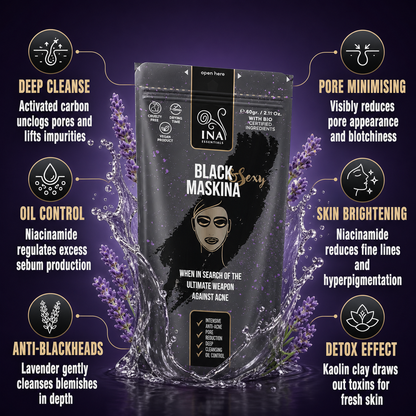 Face Mask - Black Maskina - intensive care for Acne and Blackheads (sample)