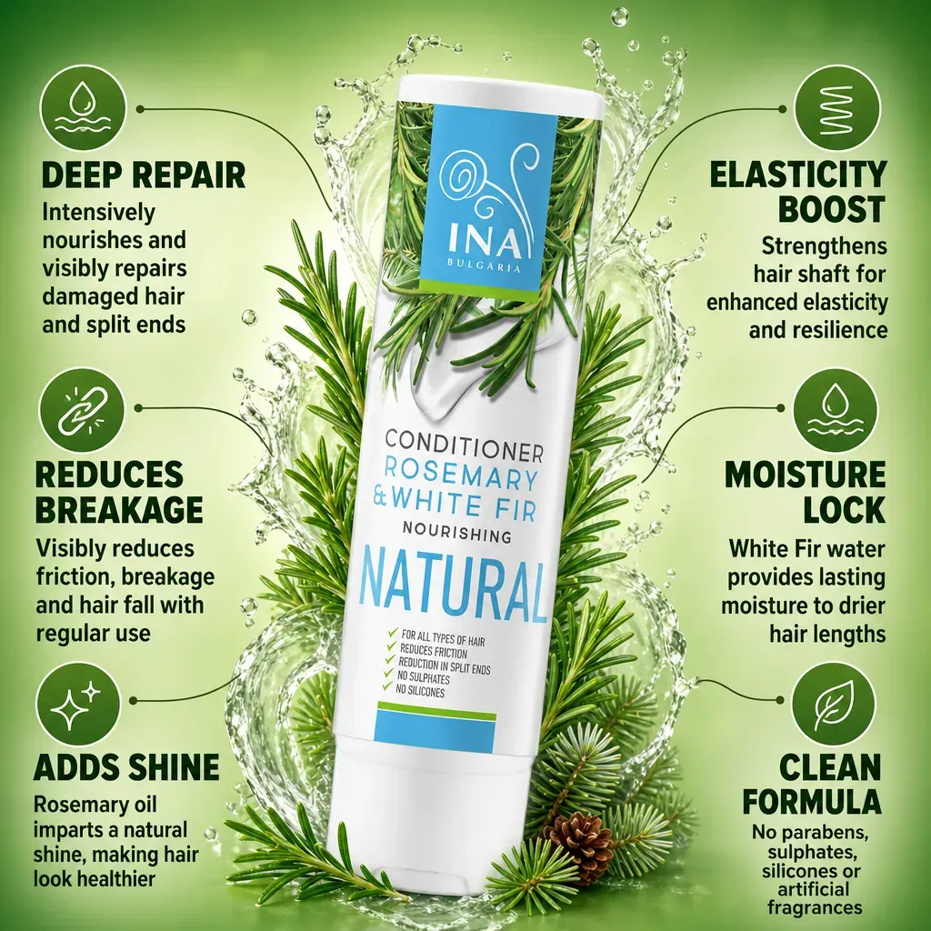 + Gift Natural Hair Conditioner with Rosemary oil and White Fir - 1pc.