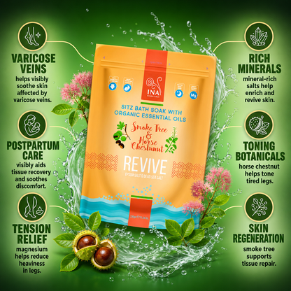 Revive - Bathing salt with Smoke Tree and Horse Chestnut for Varicose and Postpartum care