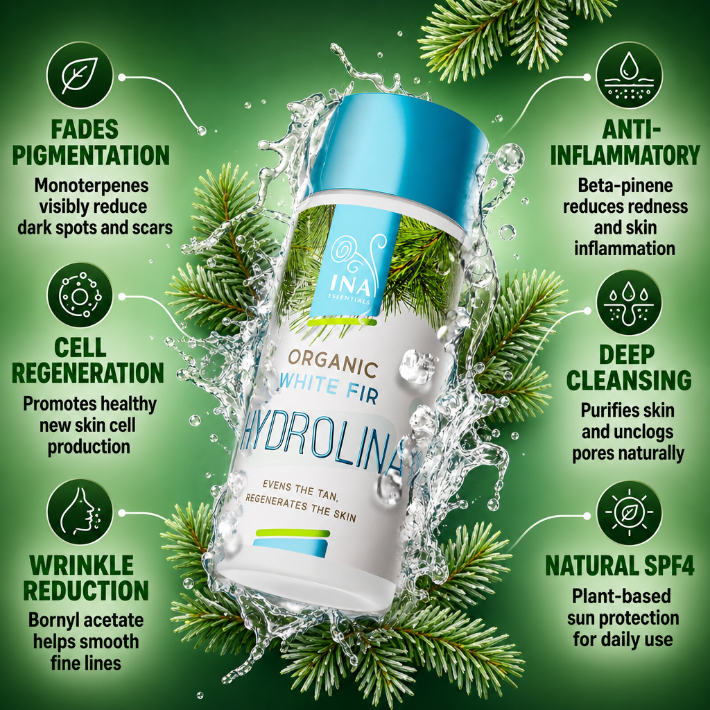 Organic White Fir water - Hydrolina for Hyperpigmentation