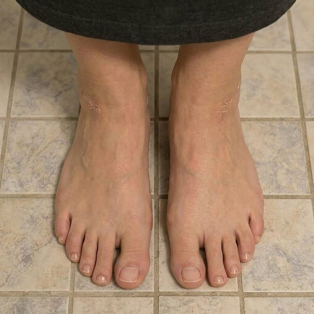 Feet after treatment - healthy nails