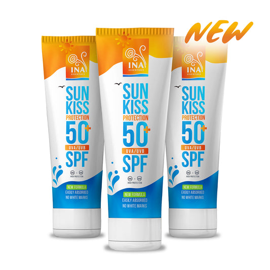 Family pack for Sun Protection - 2+1 Natural Sunscreen for Face and Body SPF 50+ with Organic White Fir