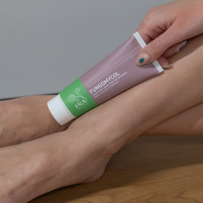 2 in 1 Cream for Nail fungus and dry, cracked skin - with White pine, Urea and Geranium