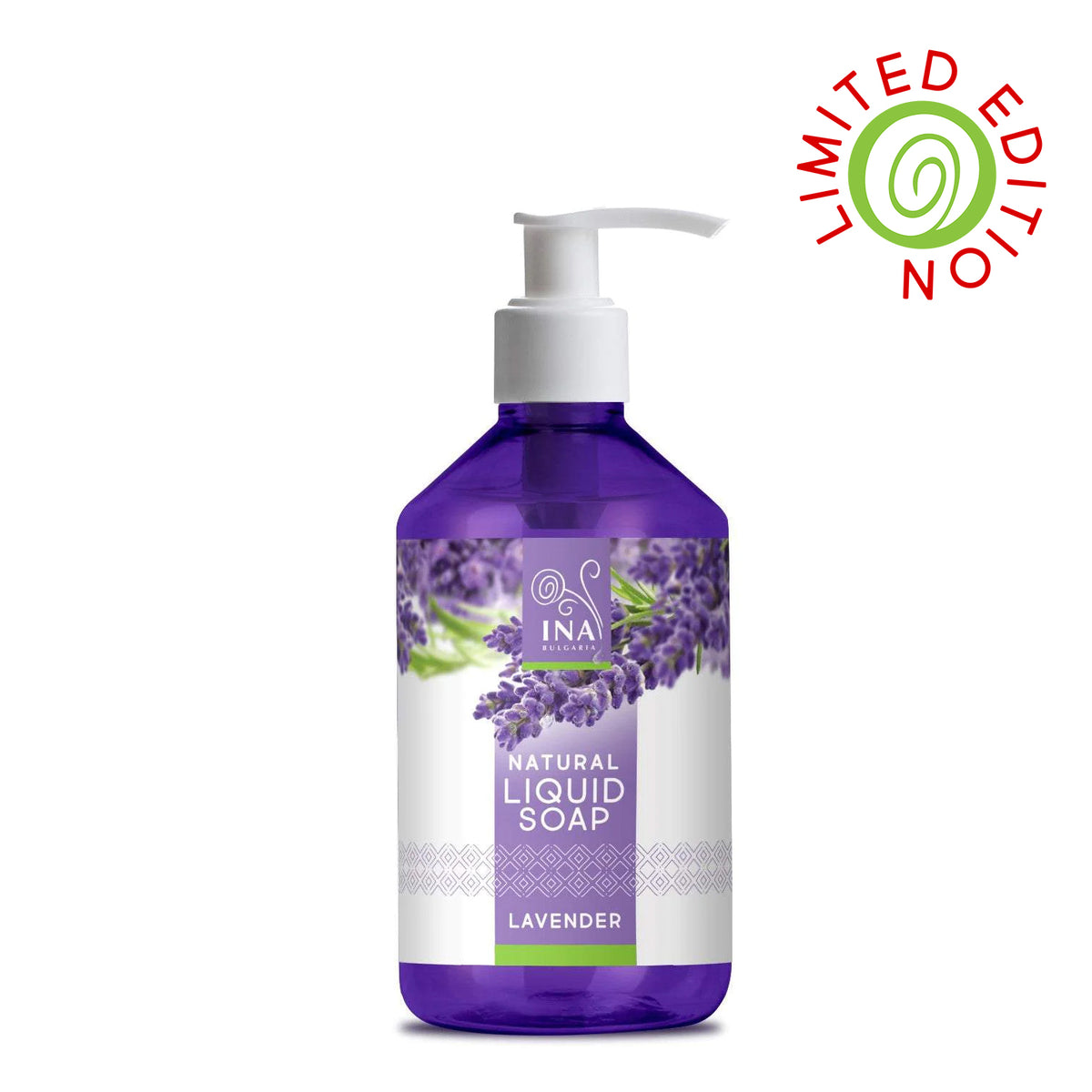 Natural Liquid Herbal Hand Soap with Organic Essential Lavender Oil (Limited edition)