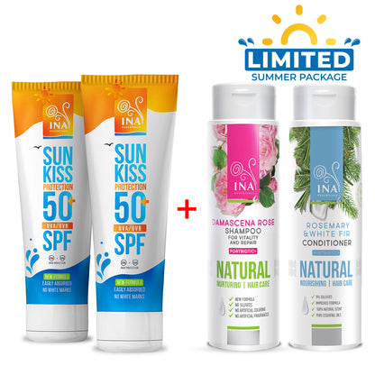 Buy 2 Sunscreens, Get Shampoo and Conditioner for Free
