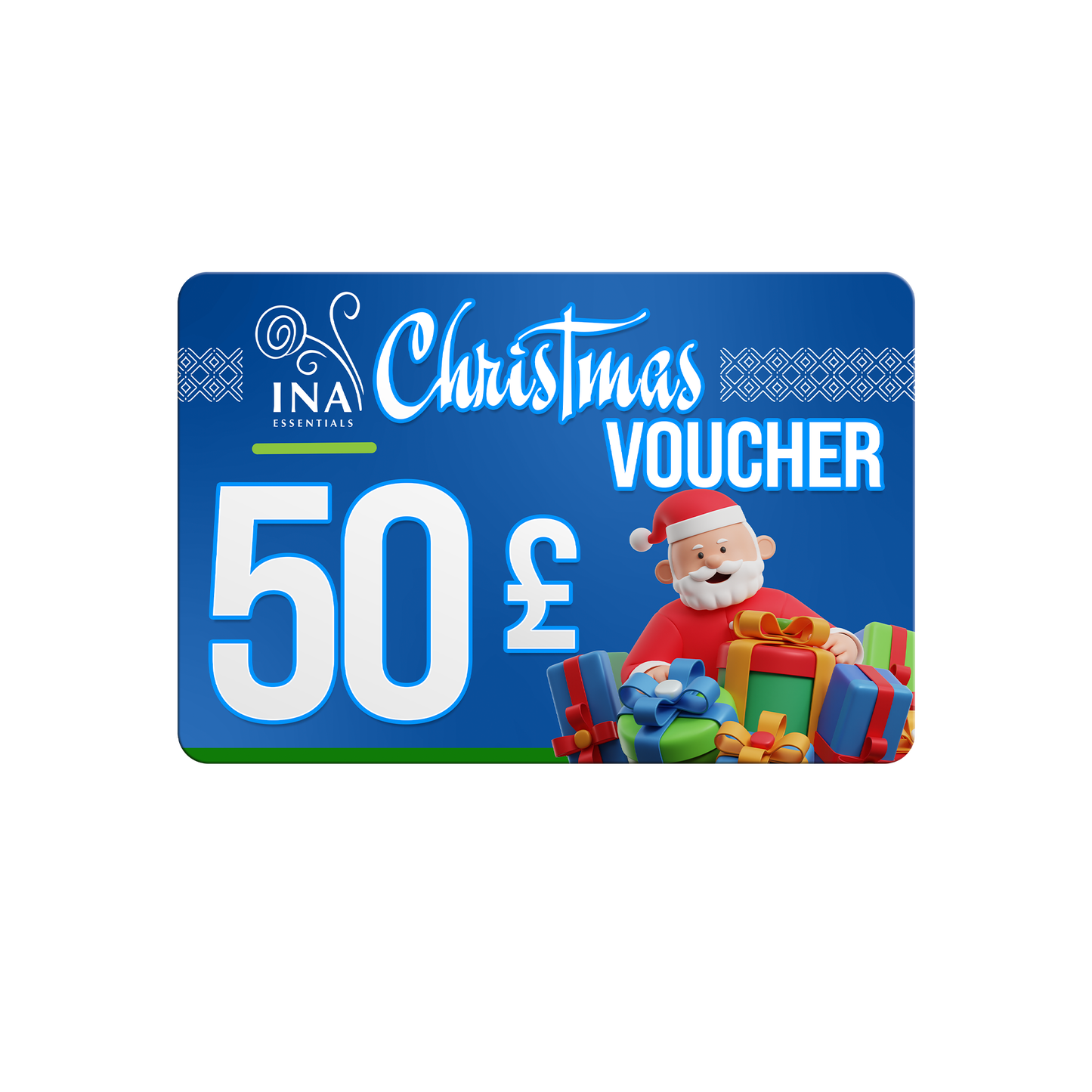 Buy a Christmas voucher worth £50, pay £40 - E-Gift Card