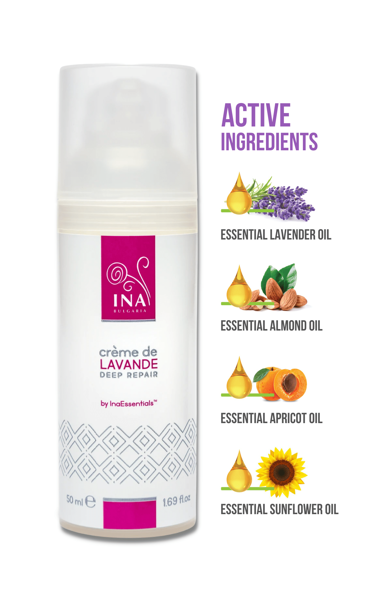 Lavender Secret - Natural hand cream for Dry hands