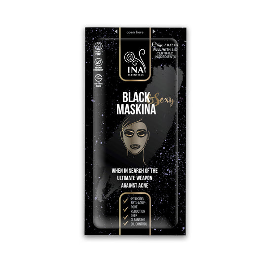 Face Mask - Black Maskina - intensive care for Acne and Blackheads (sample)
