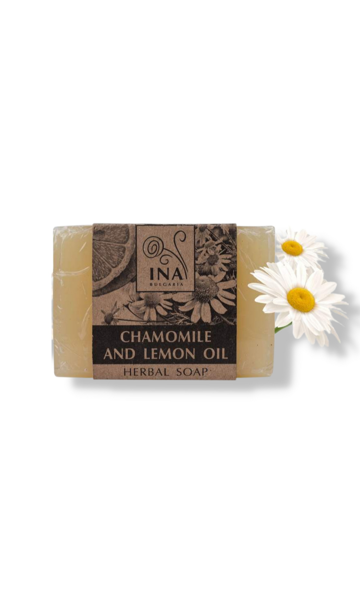 100% Herbal Soap-Chamomile and Lemon Oil (4891118403631)
