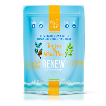 Renew - Bathing salt with Tea tree and White pine for Tired legs and Nail fungus